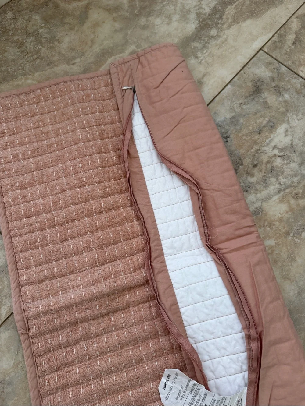 UGG Dusty Rose Quilted Pillow Shams (2)
